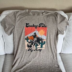 Cowboy Take Me Away Soft Tee